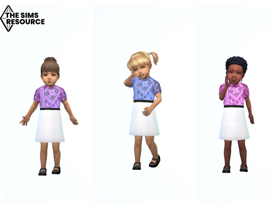 The Sims Resource - ErinAOK Toddler Dress 0914