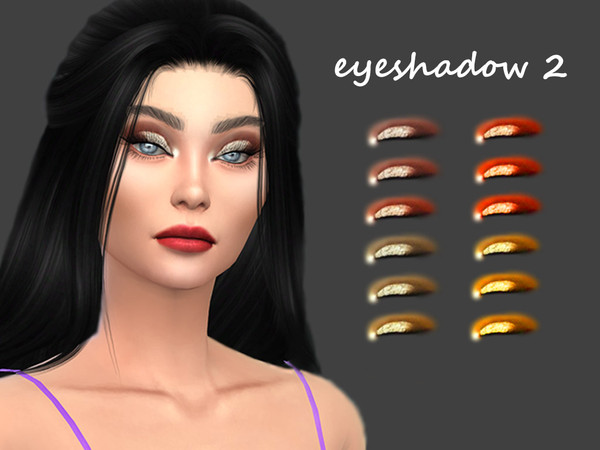 Sims 4 — MELDEANNE - EYESHADOW #2 by MELDEANNE — - CATEGORY: EYESHADOW - SWATCHES: 12 - GENDER: FEMALE