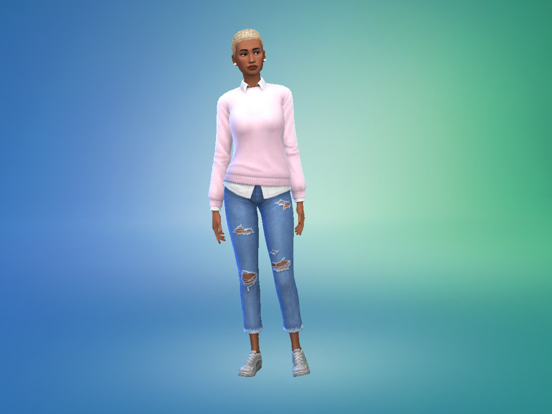 Sims 4 The Sims Resource | Base Game sweater recolor (pastel colors) by TSR Creator