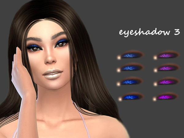 Sims 4 — MELDEANNE - EYESHADOW #3 by MELDEANNE — - CATEGORY: EYESHADOW - SWATCHES: 8 - GENDER: FEMALE