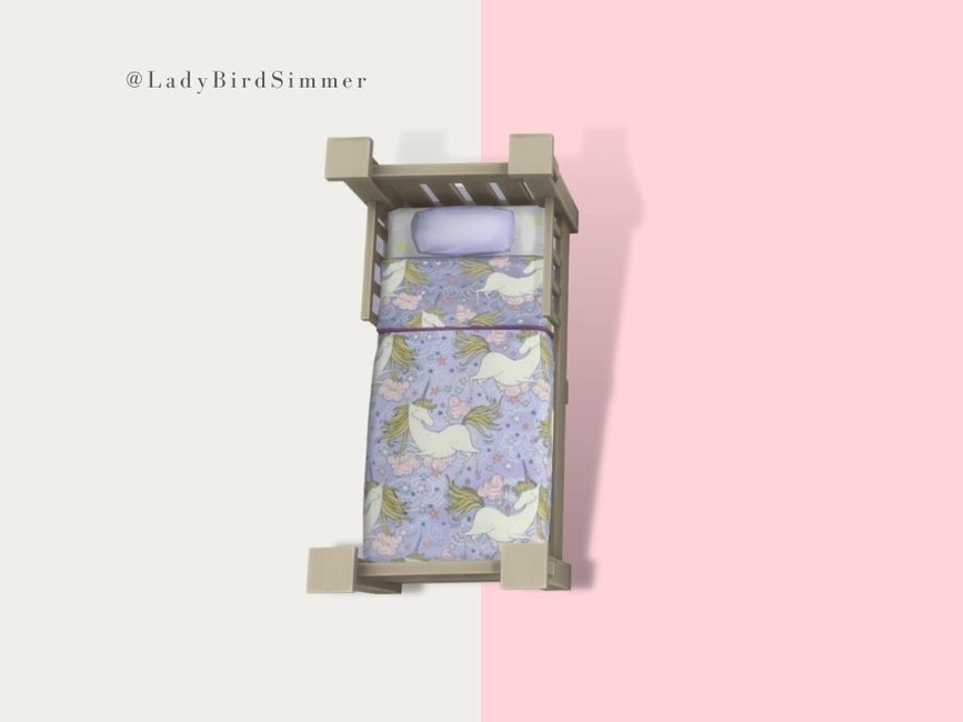 The Sims Resource Girls Toddler Bed