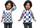 Sims 4 — Toddler Elsa Top by Louisa_0101 — Toddler Elsa Top
