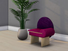 Sims 4 — Vanity Chair by VAKO by glib_result — I loooooove this chair, and I've always wished I could fit it into my