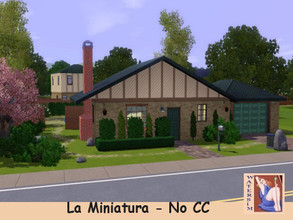 Sims 3 — ws Lot Miniatura  by watersim44 — ws_Lot Miniatura A little bit of retro-style. Livingroom with a Fireplace.