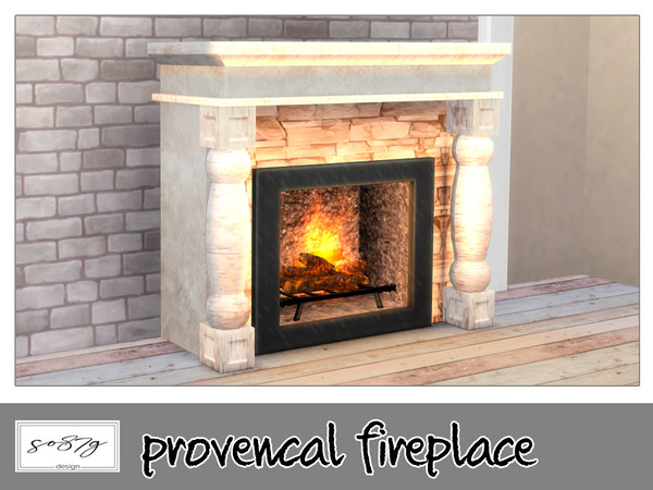 Sims 4 — Provencal fireplace by so87g — cost 800$ you can find it in Miscellaneous. All my preview screenshots are taken