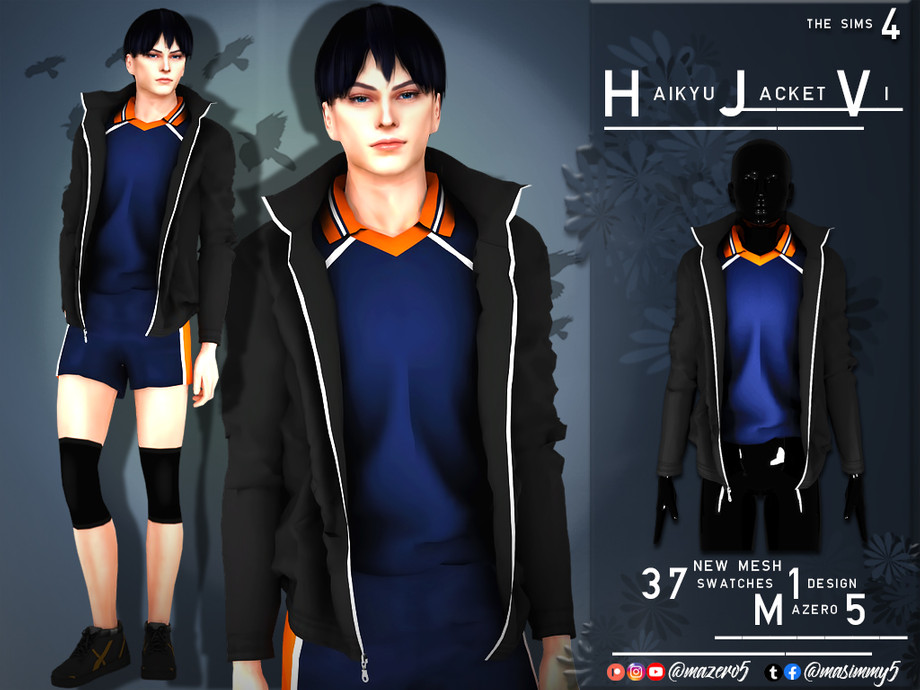 The Sims Resource - Haikyu Jacket Version 1