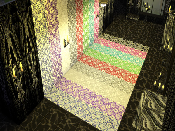 Sims 4 — Tiled Style original 1 Flooring by Decaysha — 9 colors of tile style seamless wallpaper by Decaysha.. The