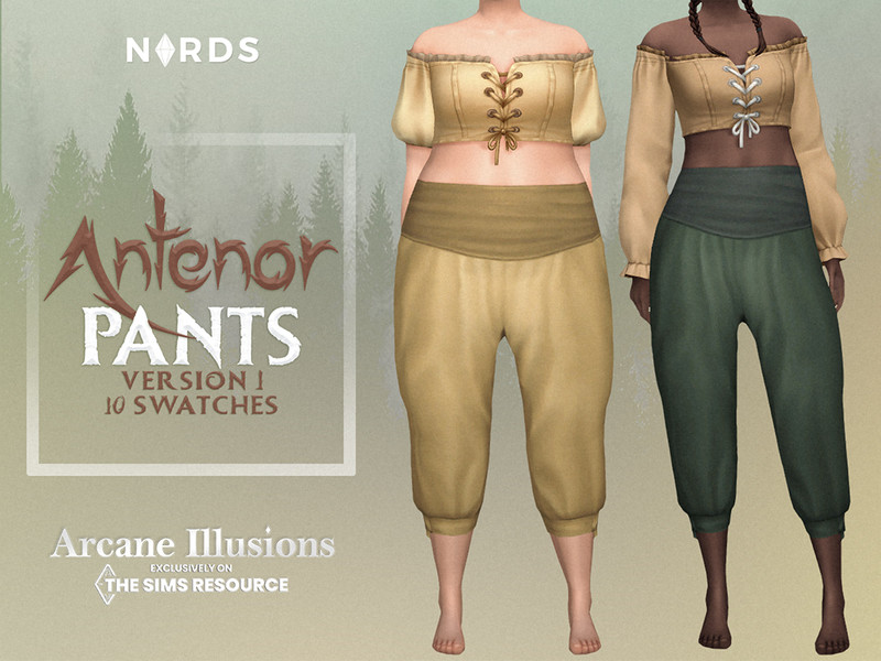 Sims 4 The Sims Resource | Arcane Illusions - Antenor Pants V1 by TSR Creator