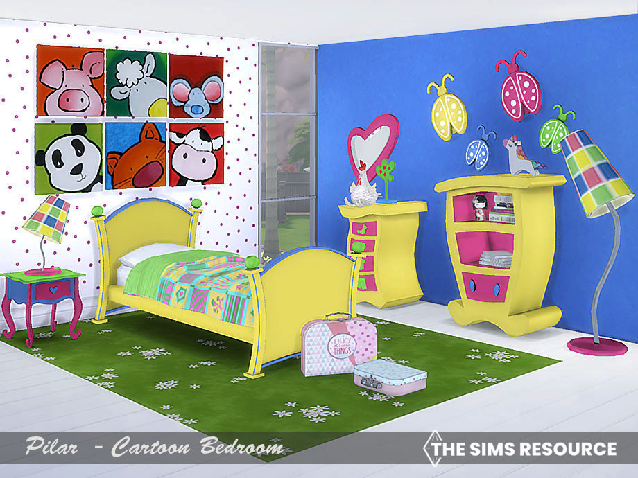 The Sims Resource - Cartoon Bedroom Kids y Toddler