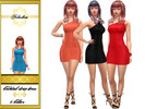Sims 4 — Cocktail strap dress by Neladies — Cocktail strap dress 6 Colors Change the ea mesh a little at the seam