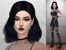 Sims 4 — Kaira Kelith by Mezox — Name: Kaira Kelith Age : Young Adult Aspiration: Musical Genius Traits: Gloomy,