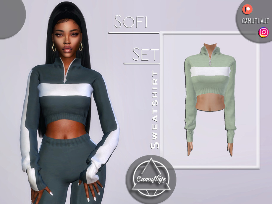 The Sims Resource - Sofi Set - Sweatshirt