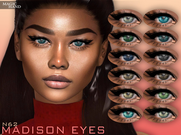 Sims 4 — Madison Eyes N62 [Patreon] by MagicHand — Shiny eyes for males and females in 15 colors - HQ Compatible Preview