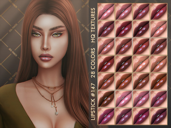 Sims 4 — [PATREON] LIPSTICK #147 by Jul_Haos — - CATEGORY: LIPSTICK - COLORS: 28 - SLIDERS COMPATIBLE - GENDER - FEMALE -