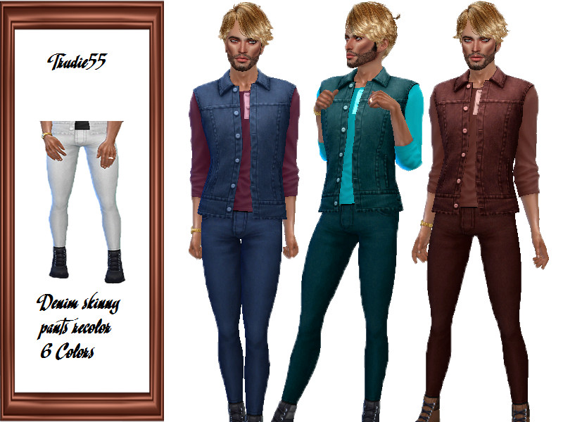 Sims 4 The Sims Resource | Skinny jeans recolor by TSR Creator