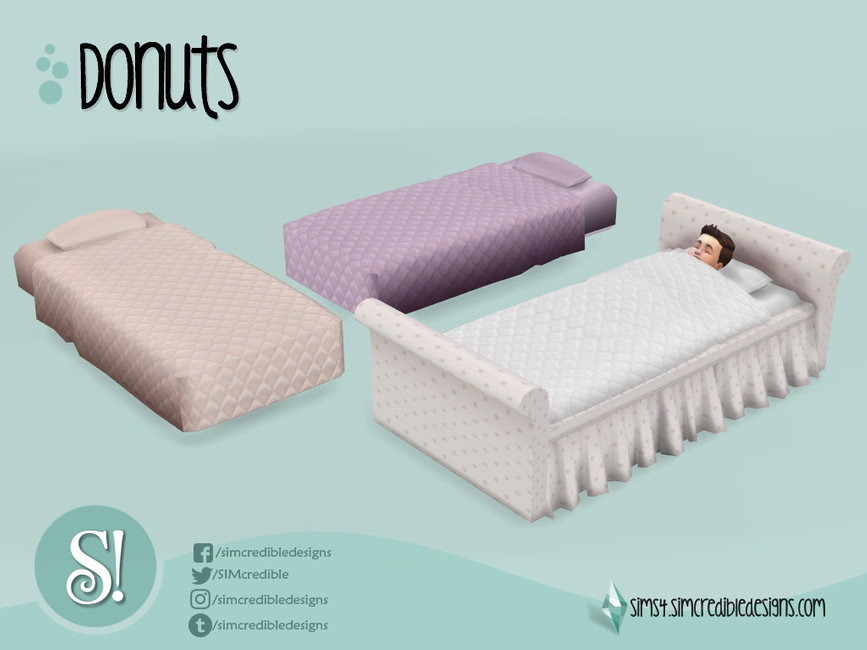 The Sims Resource Donuts toddler bed mattress