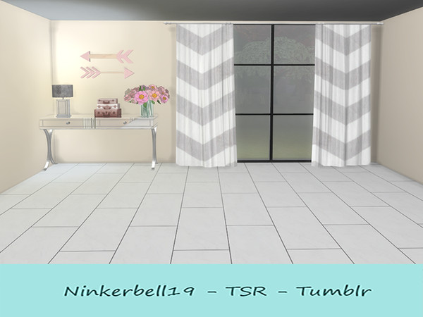 Sims 4 — marble tile flooring by Ninkerbell19 — marble tiled flooring 2 swatches (black grout and grey grout)