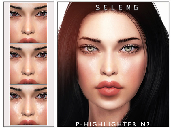 Sims 4 — P-Highlighter N2 [Patreon] by Seleng — Female l Male Child to Elder 8 variations Skin Detail Section Custom