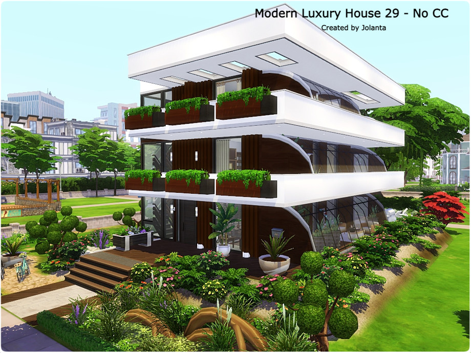 The Sims Resource | Modern Luxury House 29 - No CC
