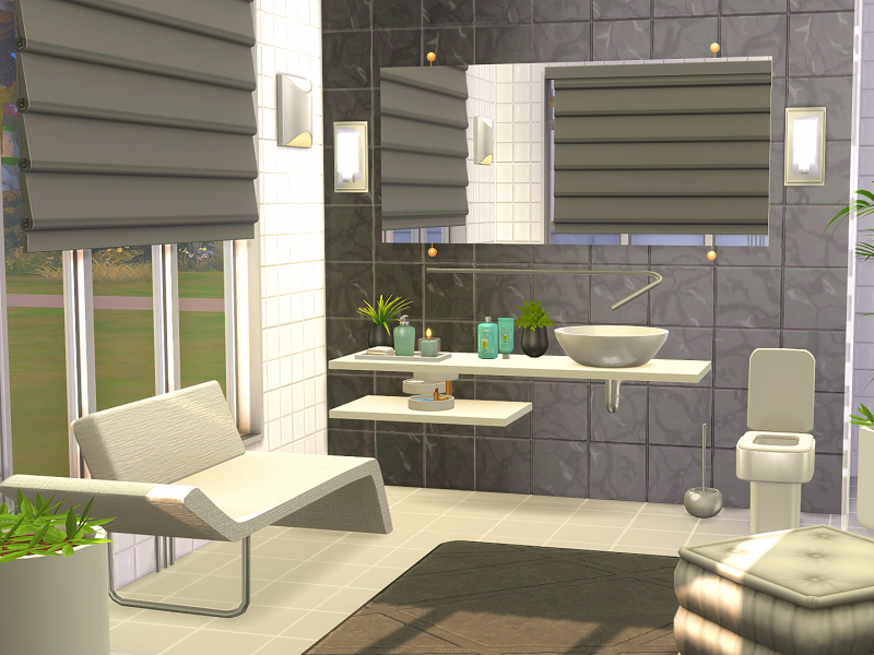 The Sims Resource Modern Bathroom Cc, How To Make A Bathroom Window More Private In Sims 4 Ps4