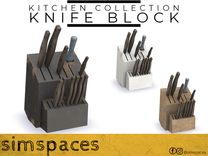 The Sims Resource - Kitchen Collection - knife block