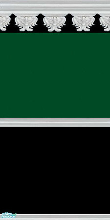 Sims 2 — GOTHIC green and black by daisylee — More walls from my Gothic Series. Designed for HAUNTED HOLLOW, but can be