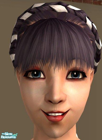 Sims 2 — Sweeti by tiefliga — This set contains black eyeshadow, red eyeshadow and red lipstick