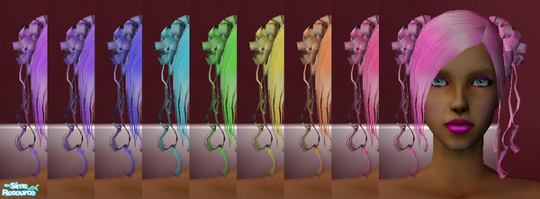 Sims 2 — Pastel Rainbow Collection by Shimona70 — A recolor of the beautiful mesh by Pegy of Peggy Sims2. Get mesh 0007