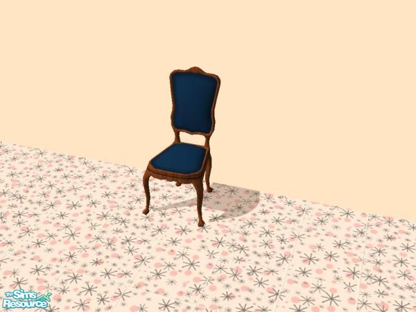 Sims 2 — ErgoSupreme Dining Chair by dddrake — Royal Blue