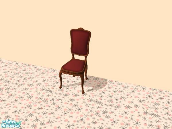 Sims 2 — ErgoSupreme Dining Chair by dddrake — Red Treatment