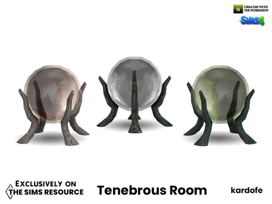 The Sims Resource Tenebrous Room_Crystal ball