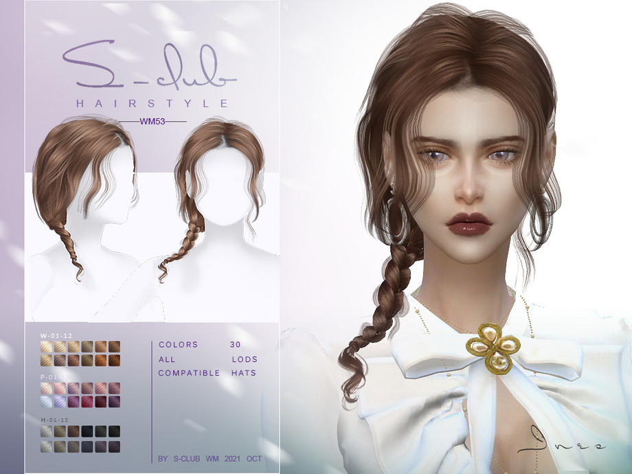 Image of Braid Long curly hairstyle for female by S-Club in 2023