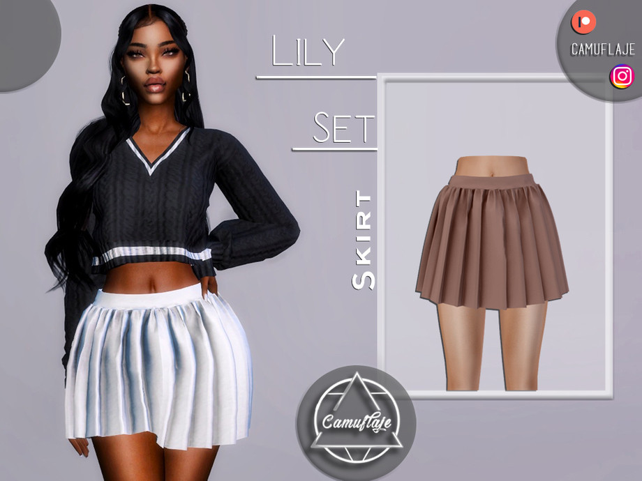 The Sims Resource - Lily Set - Skirt