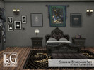 Sims 4 — Simhain Bedroom Set by LilliaGreene — The perfect bedroom decor to celebrate the Dark Half of the Year for your