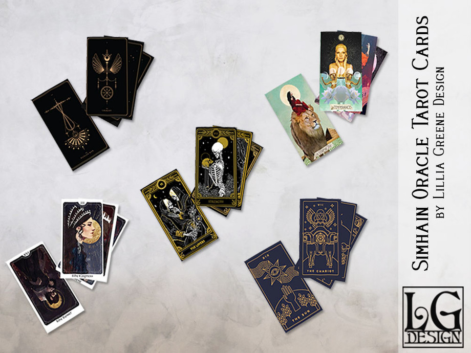 The Sims Resource Simhain Oracle Tarot Cards