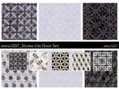 Sims 4 — Stone Tile Floor Set by seeu1207 — 5 types of marble floors