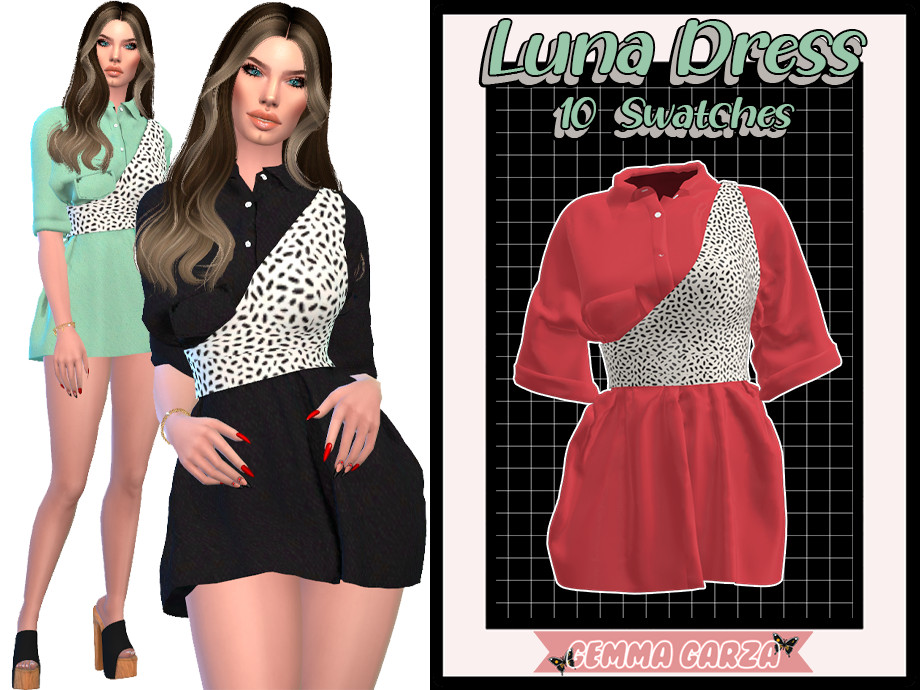 The Sims Resource - Luna Dress