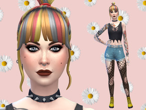 Sims 4 — Syn Morganstryn by NewBee123 — Name: Syn Morganstryn Age : Teen Syn Morganstryn is the token Queen of Goth at