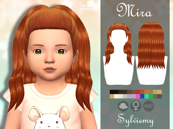 The Sims Resource - Mira Hairstyle (Toddler)
