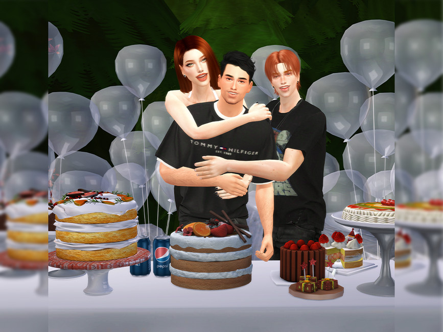 The Sims Resource Happy Birthday (Pose pack)