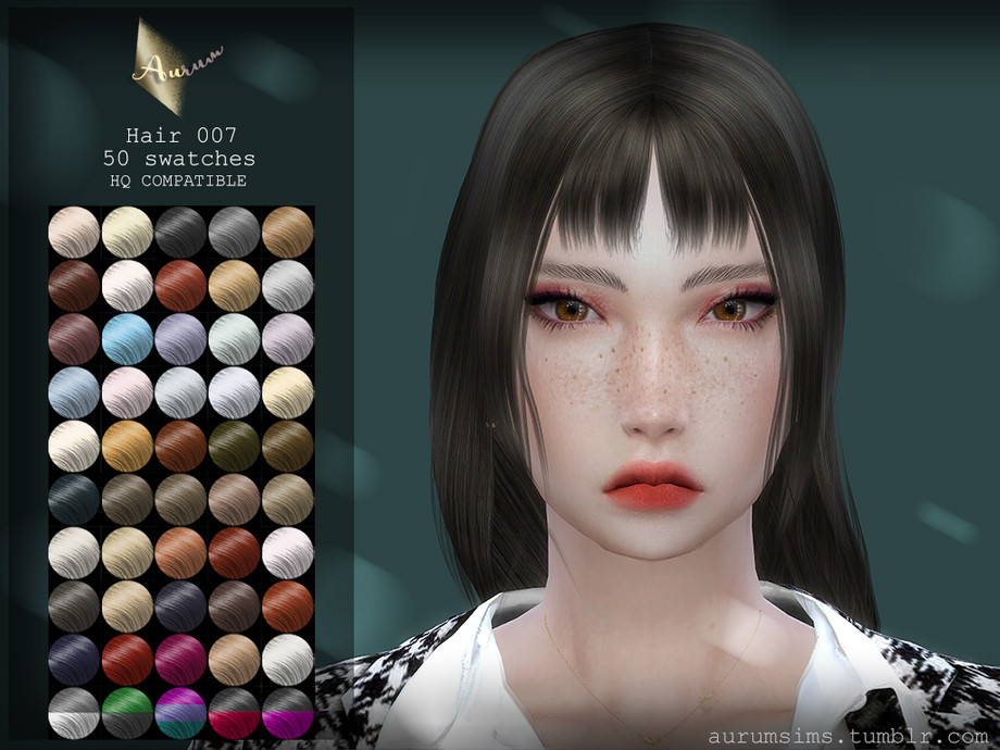 The Sims Resource - Hairstyle 007