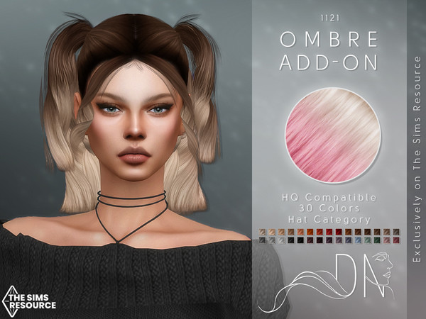 The Sims Resource - Color Add-on (Ombre/Second Color)