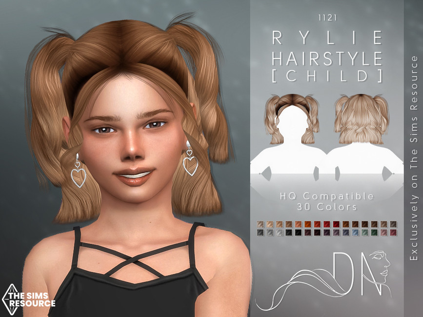 The Sims Resource - Rylie Hairstyle [Child]