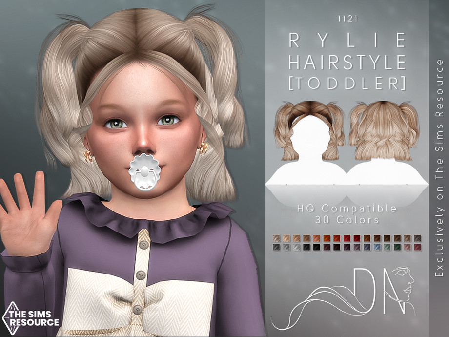 The Sims Resource - Rylie Hairstyle [Toddler]