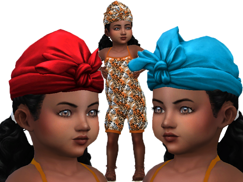 The Sims Resource - Headscarf convert for toddlers
