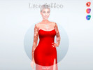 Sims 4 — Lace Tattoo by Smollykif — - Tattoo is for women - Made in one color shade - The tattoo can be applied