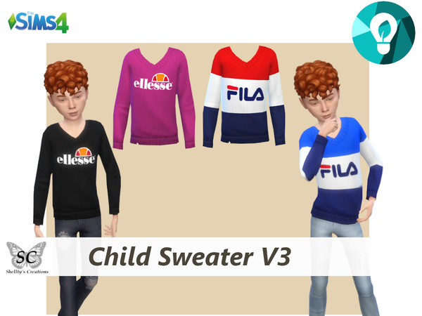 The Sims Resource - Child sweater V3 (Need Ecoliving)