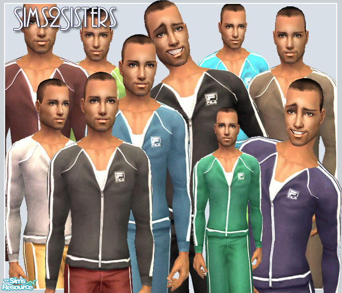 The Sims Resource - S2S Sport Wear SET