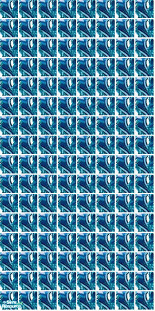 Sims 2 — Zodiac Wall Tile Set - Aquarius by s00z — Tiled Wall