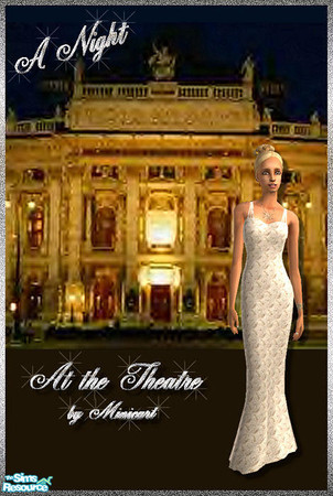 Sims 2 — Mini_AF_Form_11 by minicart — A pretty cream formal dress for your adult Sim.